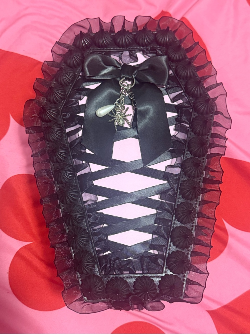 Dollskill Sugar Thrillz - Frosted Farewells Cake Coffin Backpack ⚰️